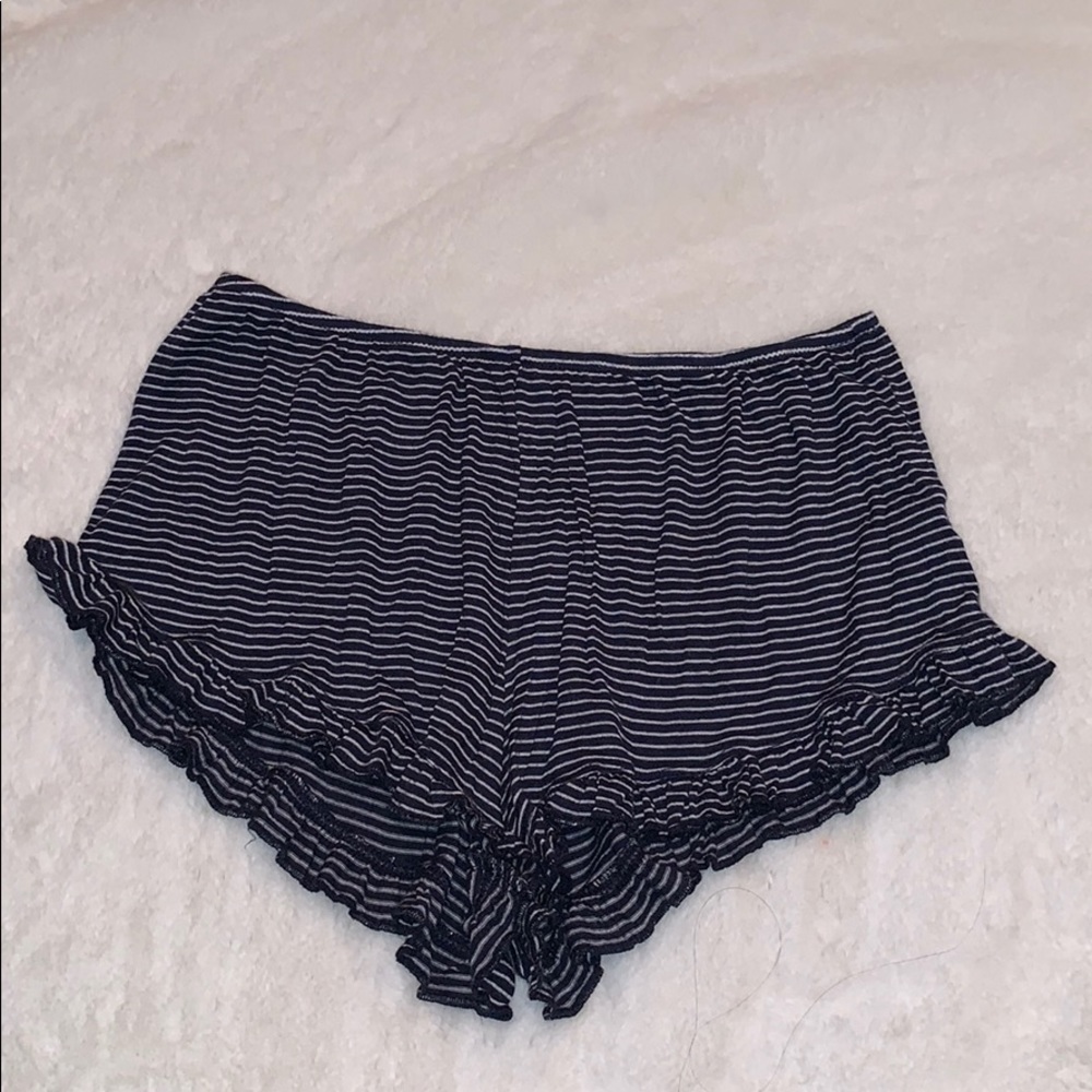 Brandy Melville striped flow shorts